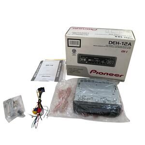 Pioneer DEH-12A NOS Car Stereo New Old Stock Open Box Super Tuner III - 45Wx4